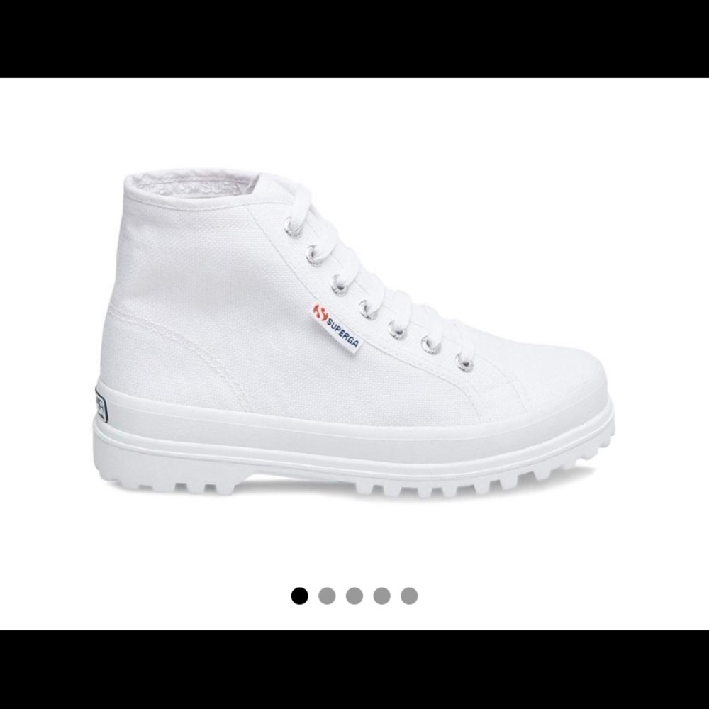 High top superga sneakers